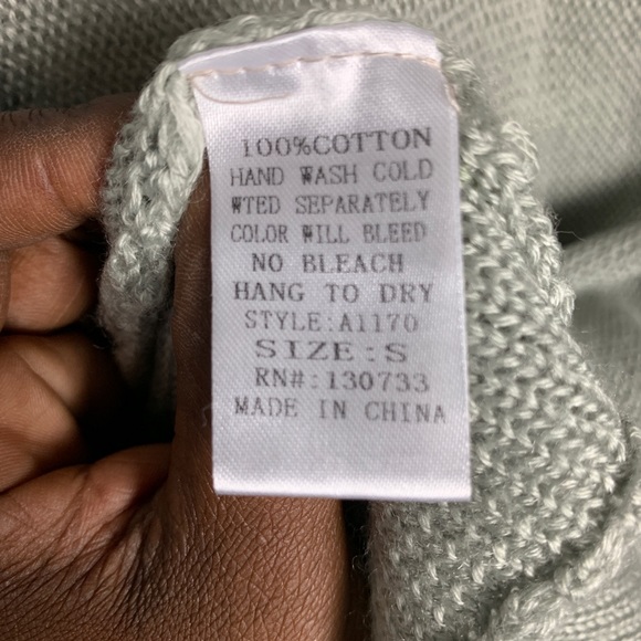 Altar’d State Oversized Green Sweater Sz S B-59 - Picture 3 of 6